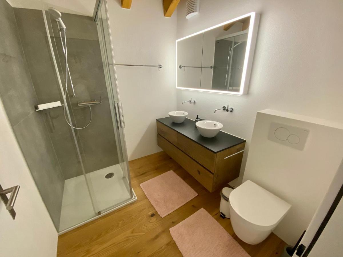 Moderne Dachwohnung Naehe Zermatt Mit Balkon Täsch Kültér fotó